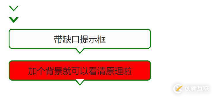 css怎么實(shí)現(xiàn)箭頭和帶缺口提示框