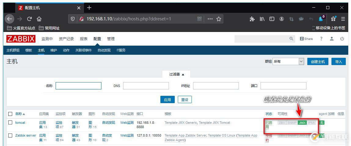 zabbix監(jiān)控redis、tomcat、Nginx