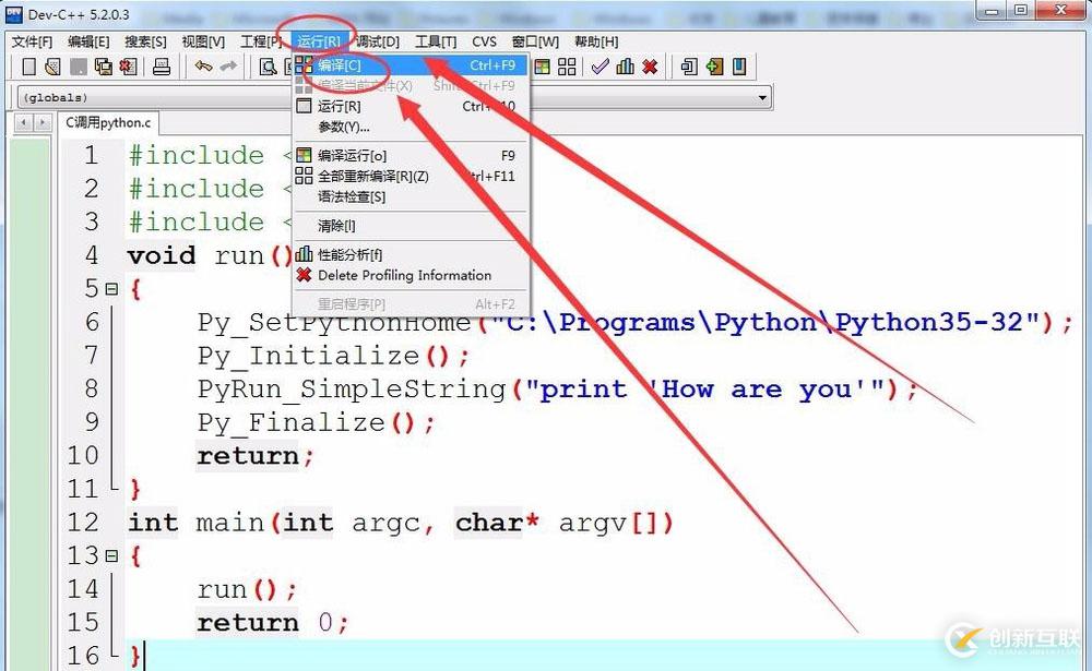 怎么在C語言項(xiàng)目中調(diào)用python