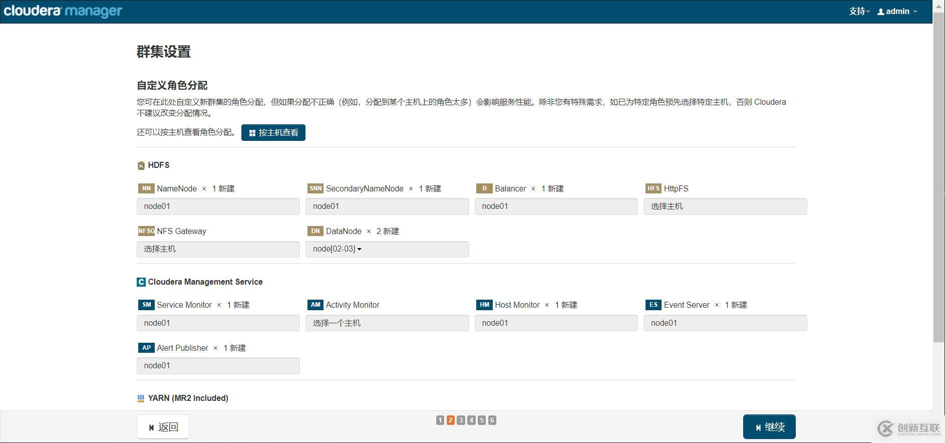 CDH hadoop 部署