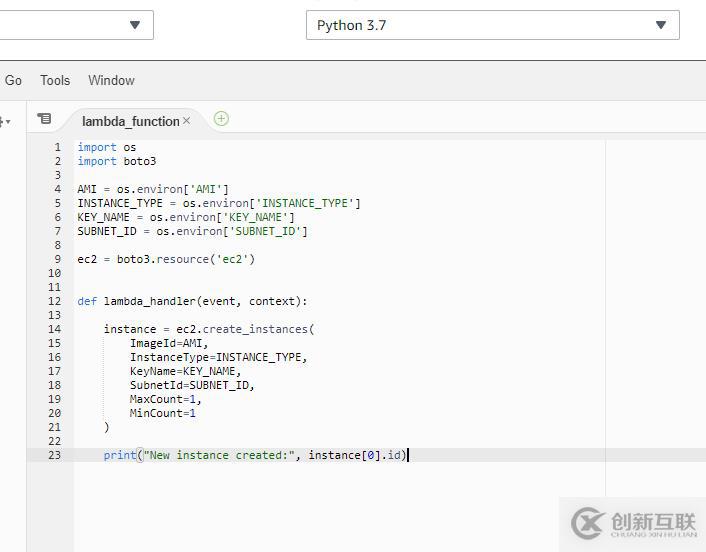 Lambda，AWS和Python的自動(dòng)化管理操作 - 創(chuàng)建新的EC2 實(shí)例
