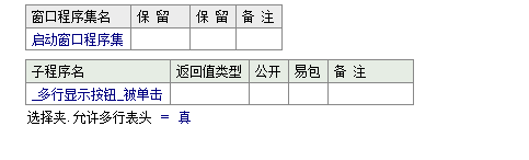 易語言選擇夾寬度不足顯示所有表頭時(shí)允許多行表頭顯示