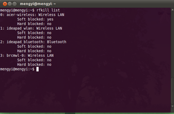 在Linux下如何使用rfkill軟開關(guān)藍牙及無線功能
