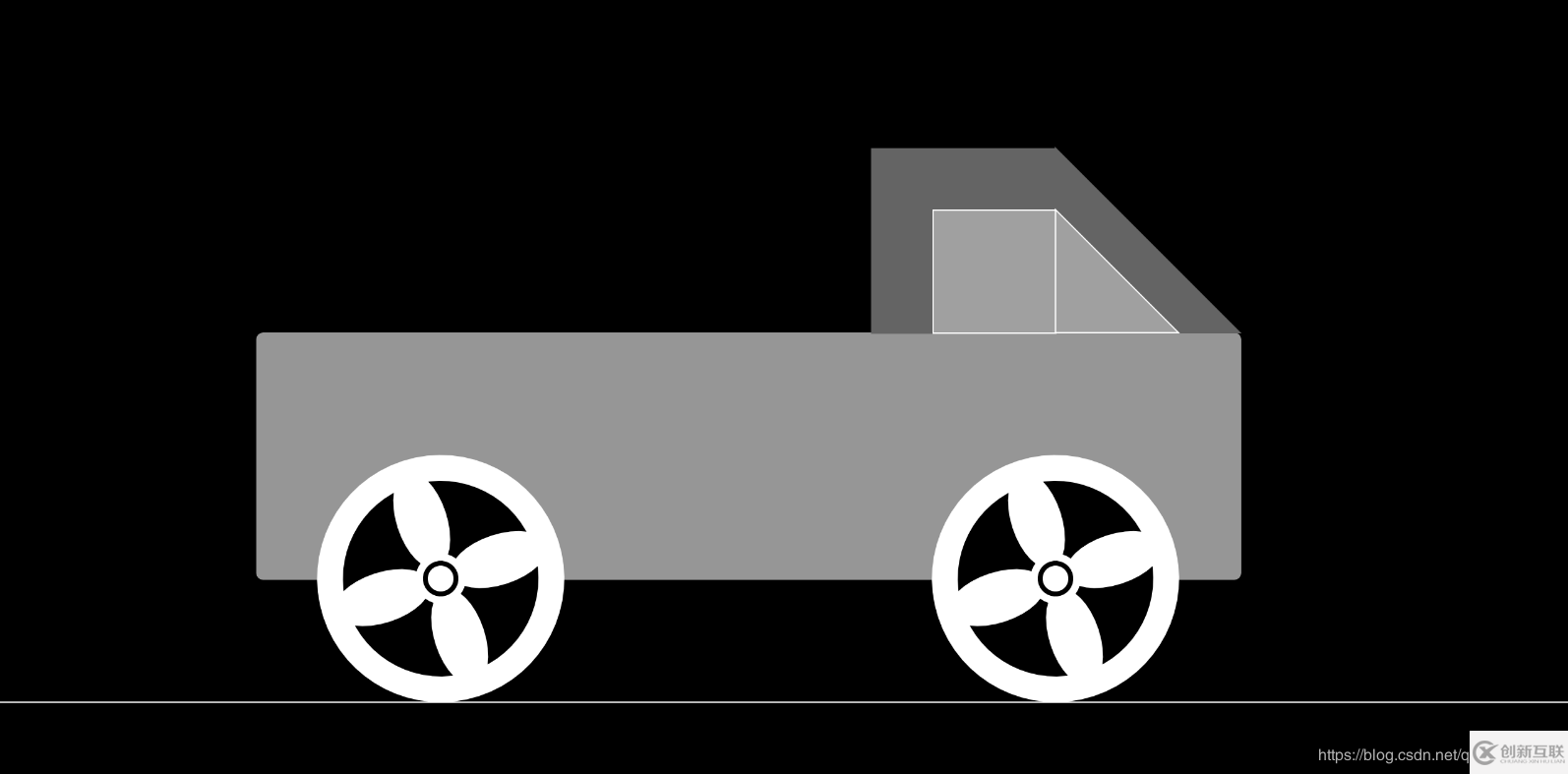 p5.js如何實(shí)現(xiàn)簡單貨車運(yùn)動(dòng)動(dòng)畫