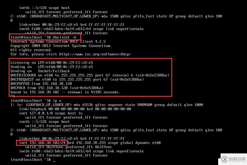 Centos8上搭建dhcp服務器