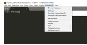 sublime text3更改語言的方法