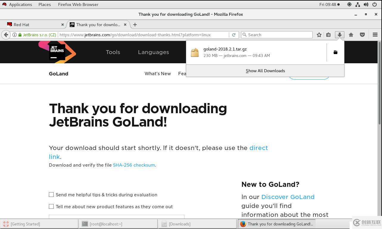 GO語(yǔ)言環(huán)境在Red Hat Linux 7.5上的配置