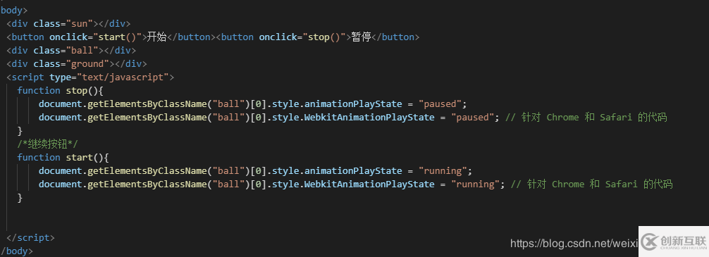 css3如何實(shí)現(xiàn)小球滾動(dòng)和js控制動(dòng)畫暫停