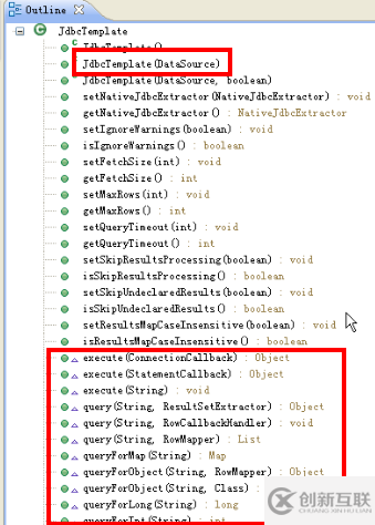 jdbcTemplate使用方法實例解析