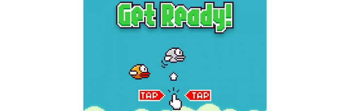 Flappy Bird游戲，玩家只需要用一根手指來(lái)操控 